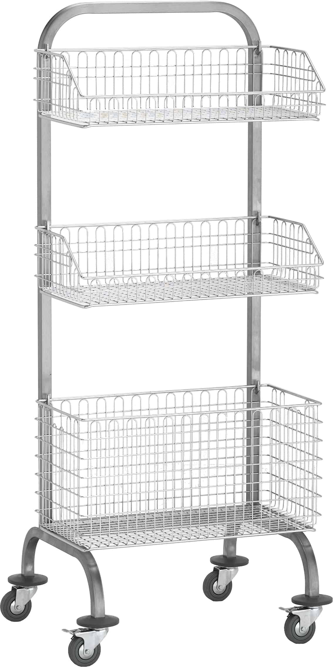 Modular sterile basket trolleys