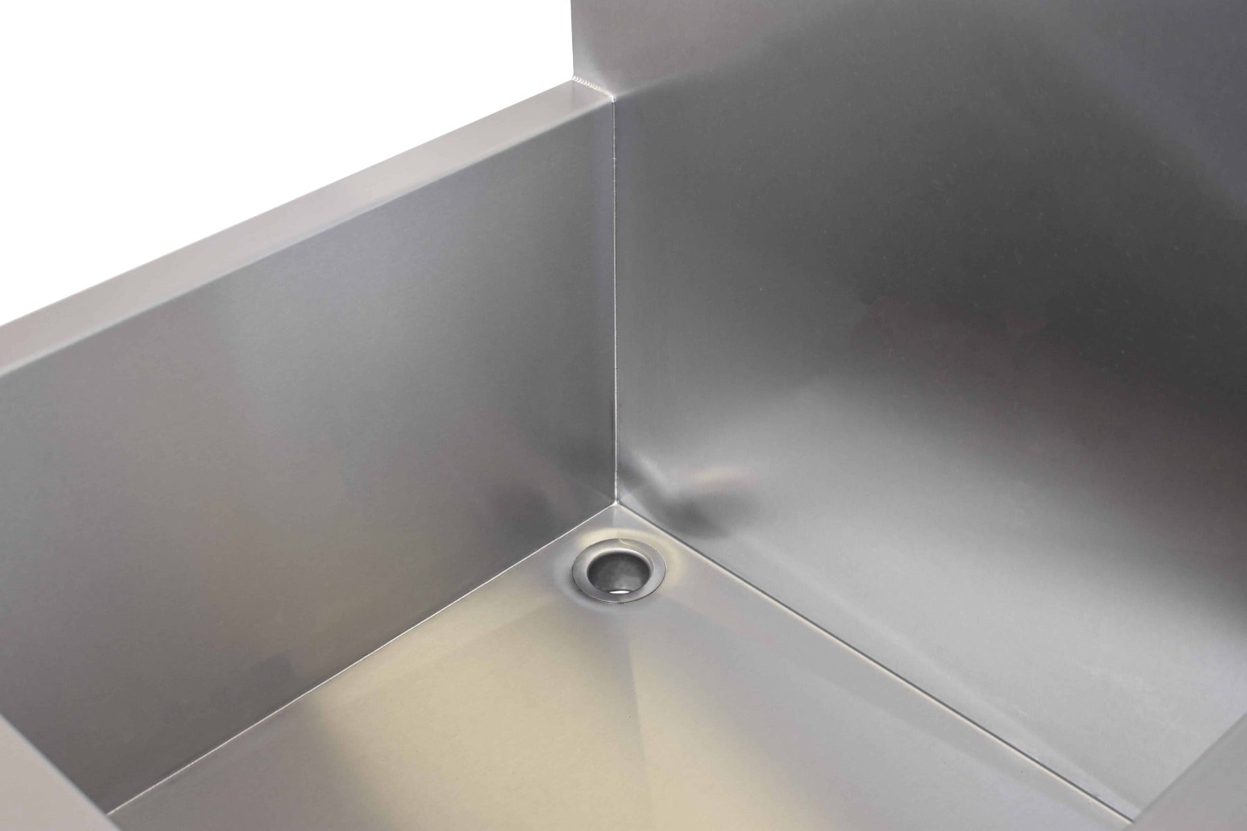 Stainless steel single bowl utility sink