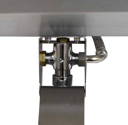 Chrome-plated water valve