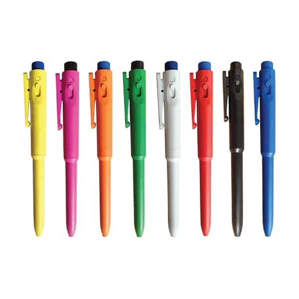 Ambient retractable  metal detectable pens (pack of 25)