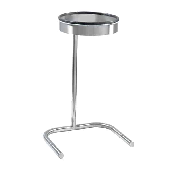 Open frame pedestal waste bag holders