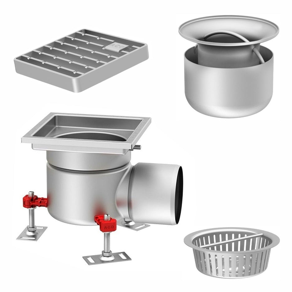 Drainage channels & gullies in stainless steel | Teknomek UK