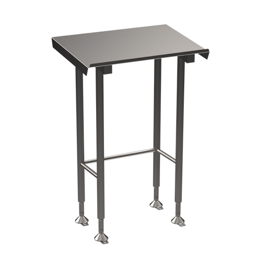 Stainless steel Hygienox lectern with rear tie bar
