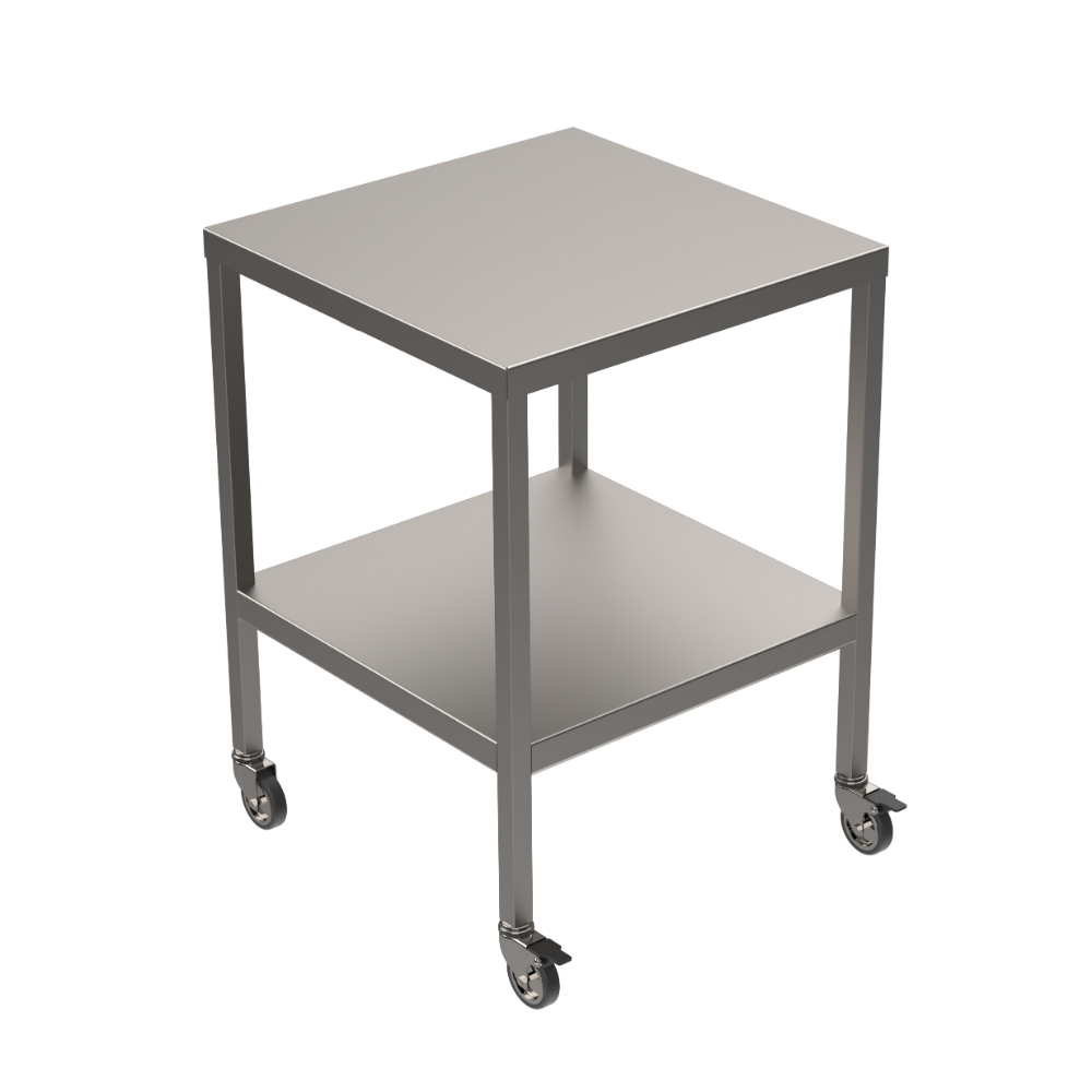 Stainless steel table with undershelf