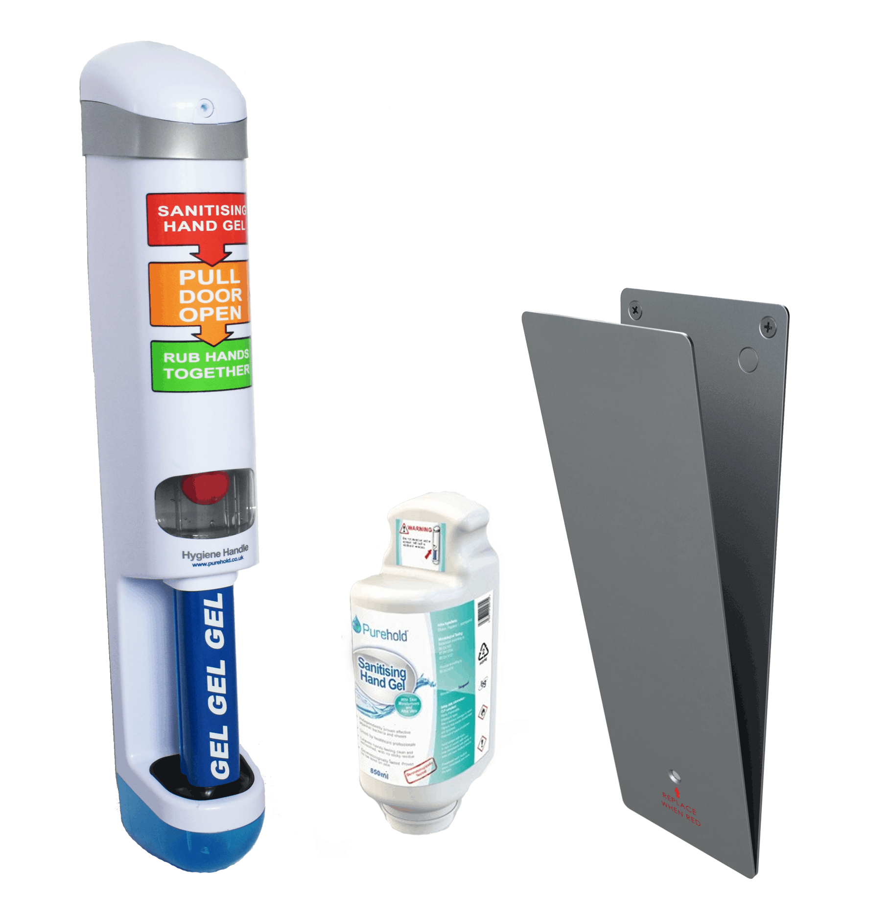 Hygienic door handle starter pack