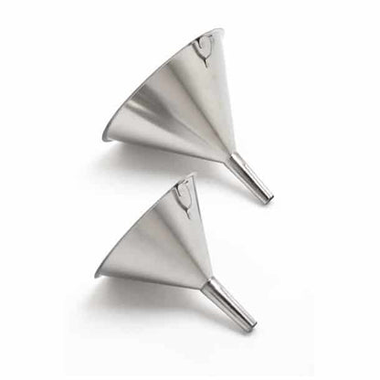 Stainless steel funnel