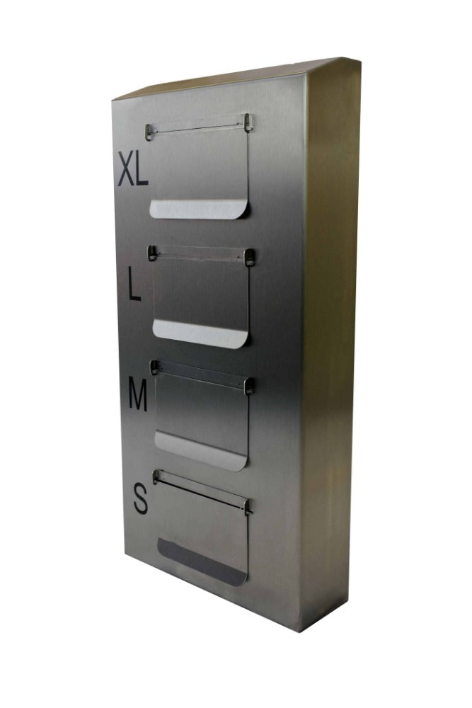 Enclosed glove/face mask dispenser