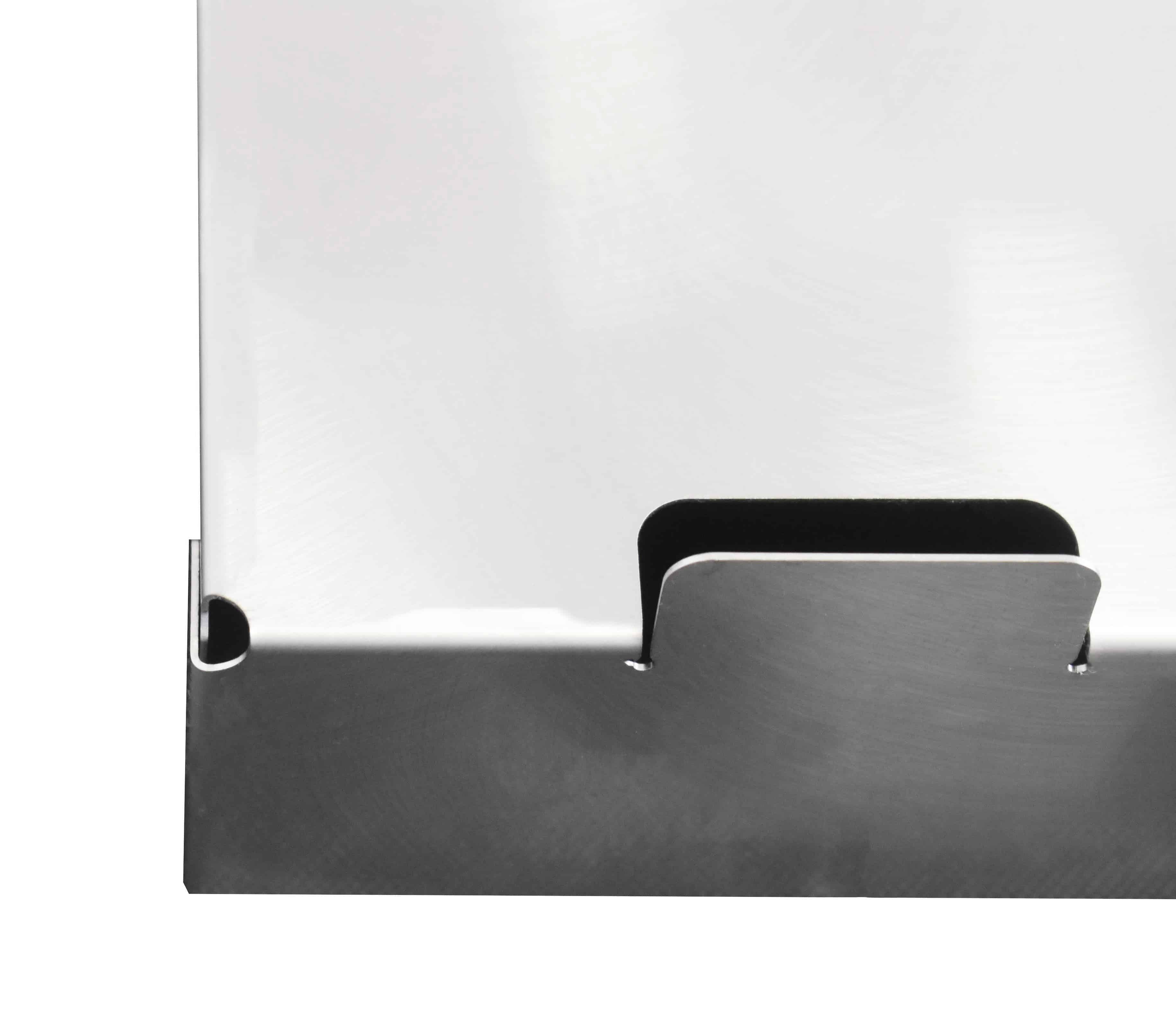 Stainless steel A4 document tray