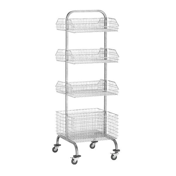 Modular sterile basket trolleys