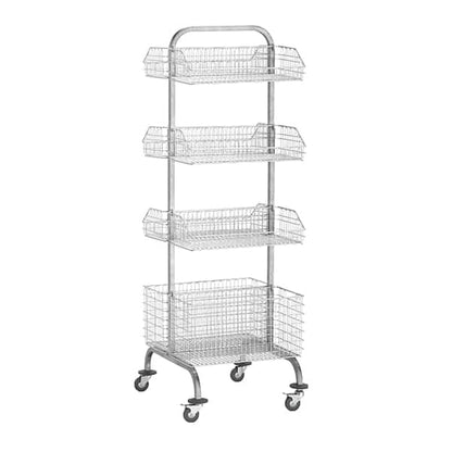 Modular sterile basket trolleys