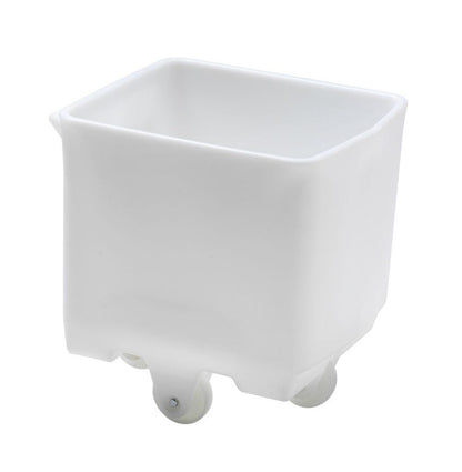 Coloured plastic tote bins